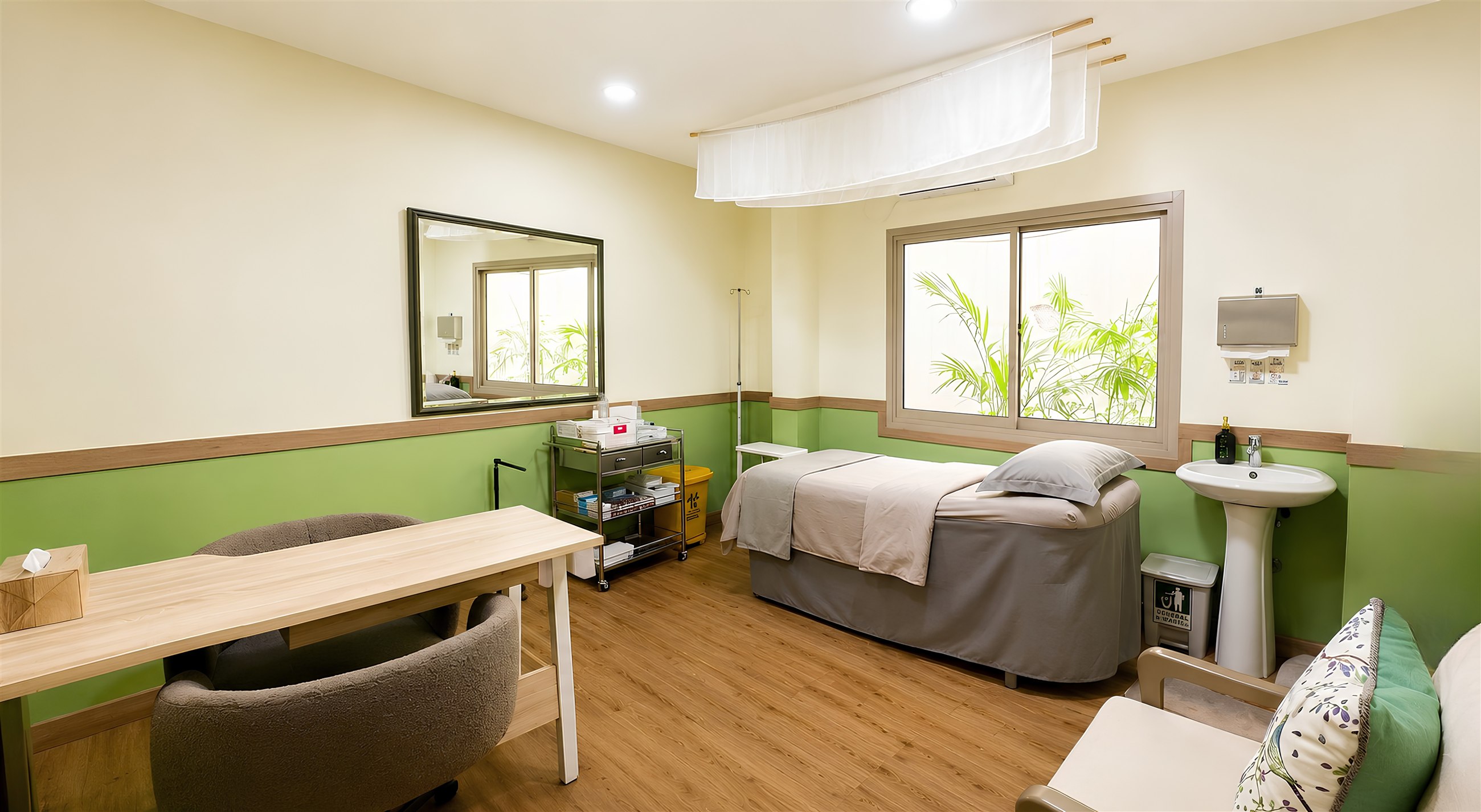 Ruang perawatan Etnaprana Wellness Clinic